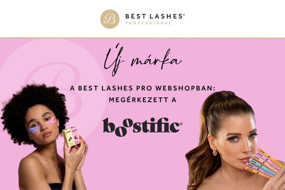 Boostific a Best Lashes Pro webshopban – új márka, új lehetőségek a szépségipari szakembereknek