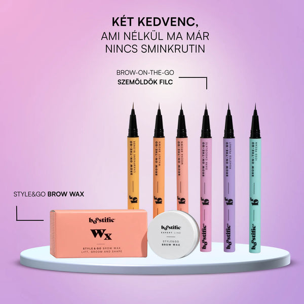 Szemöldökformázó kedvencek csomagban – Brow Wax + Szemöldöktoll