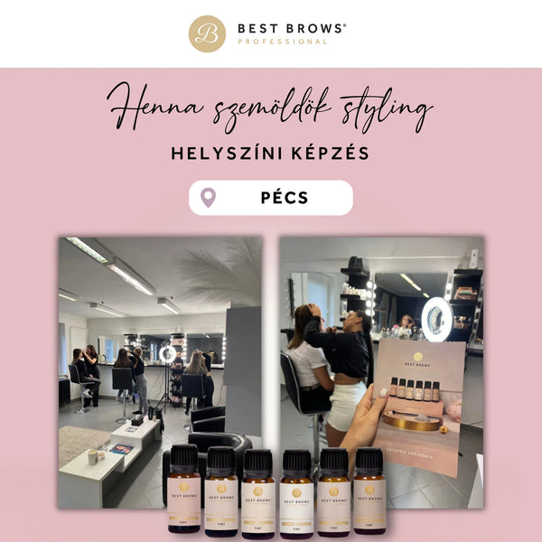 Henna szemöldök styling képzés - Pécs