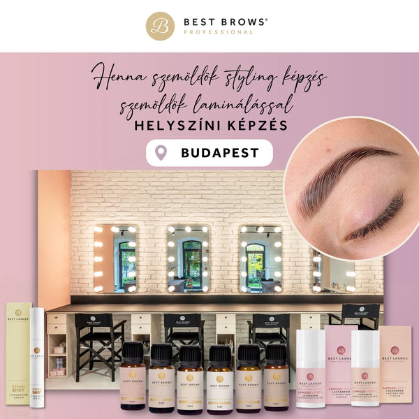 Henna szemöldök styling képzés szemöldök laminálással - Budapest