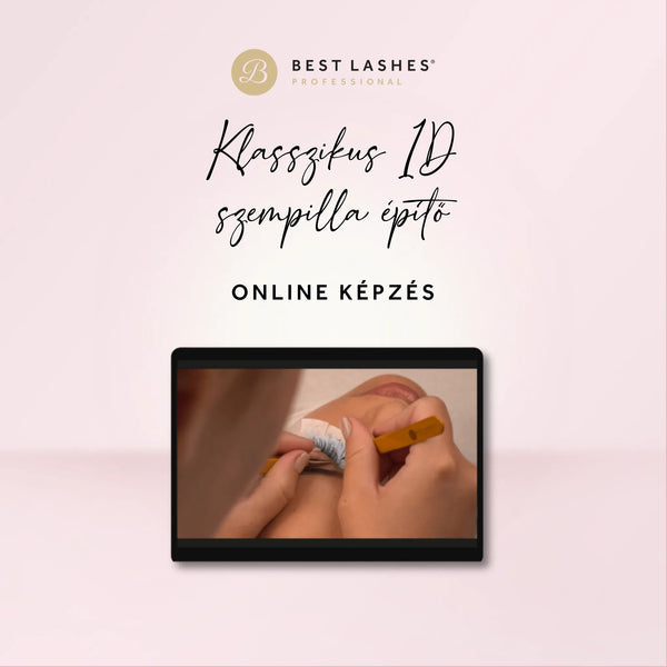 Klasszikus 1D szempilla építő - online képzés