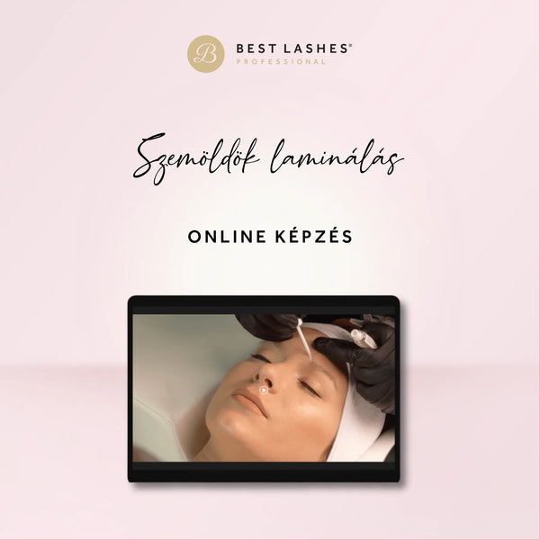 Szemöldök laminálás - online képzés