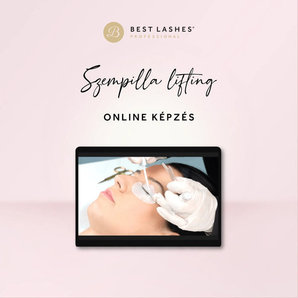 Szempilla lifting - online képzés