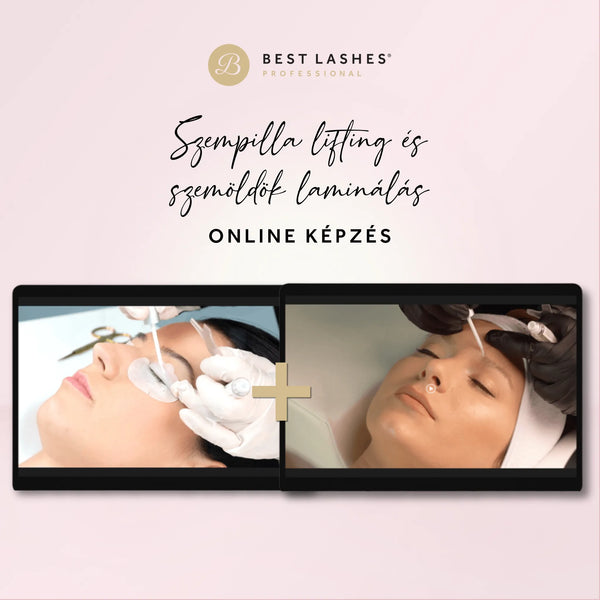 Szempilla lifting és szemöldök laminálás - online képzés